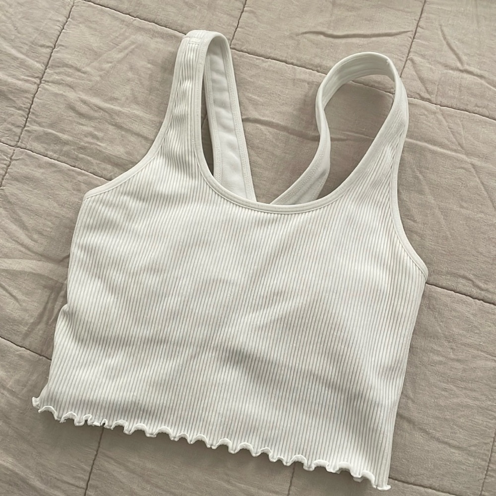 Spiritual Gangster Amor Seamless Crop Tank
White XS/S